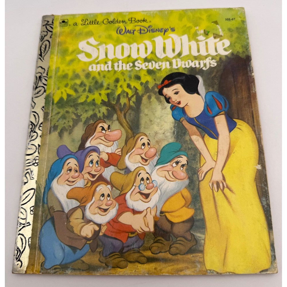 Walt Disney Snow White and the Seven Dwarfs Little Golden Book 1984 103-67